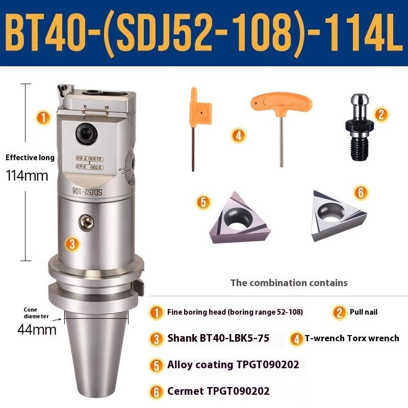 1071-SDJ Fine Boring Tools Fine Boring Heads Adjustable BT40 Fine Boring Tools Set Machining Center Small Bore Fine Boring Tools Shandong Denso Pricision Tools Co.,Ltd.